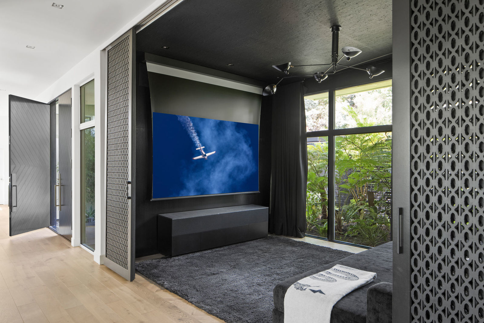 Vista del home cinema. /Foto: Oasisonlomavista