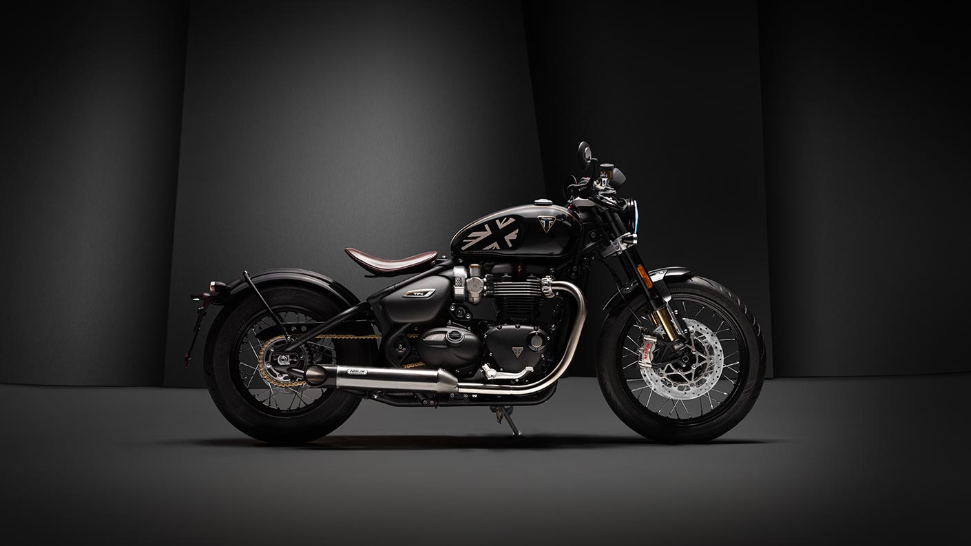 En la imagen la Bobber-TFC de Triumph. /Foto: Cortesía de la marca.