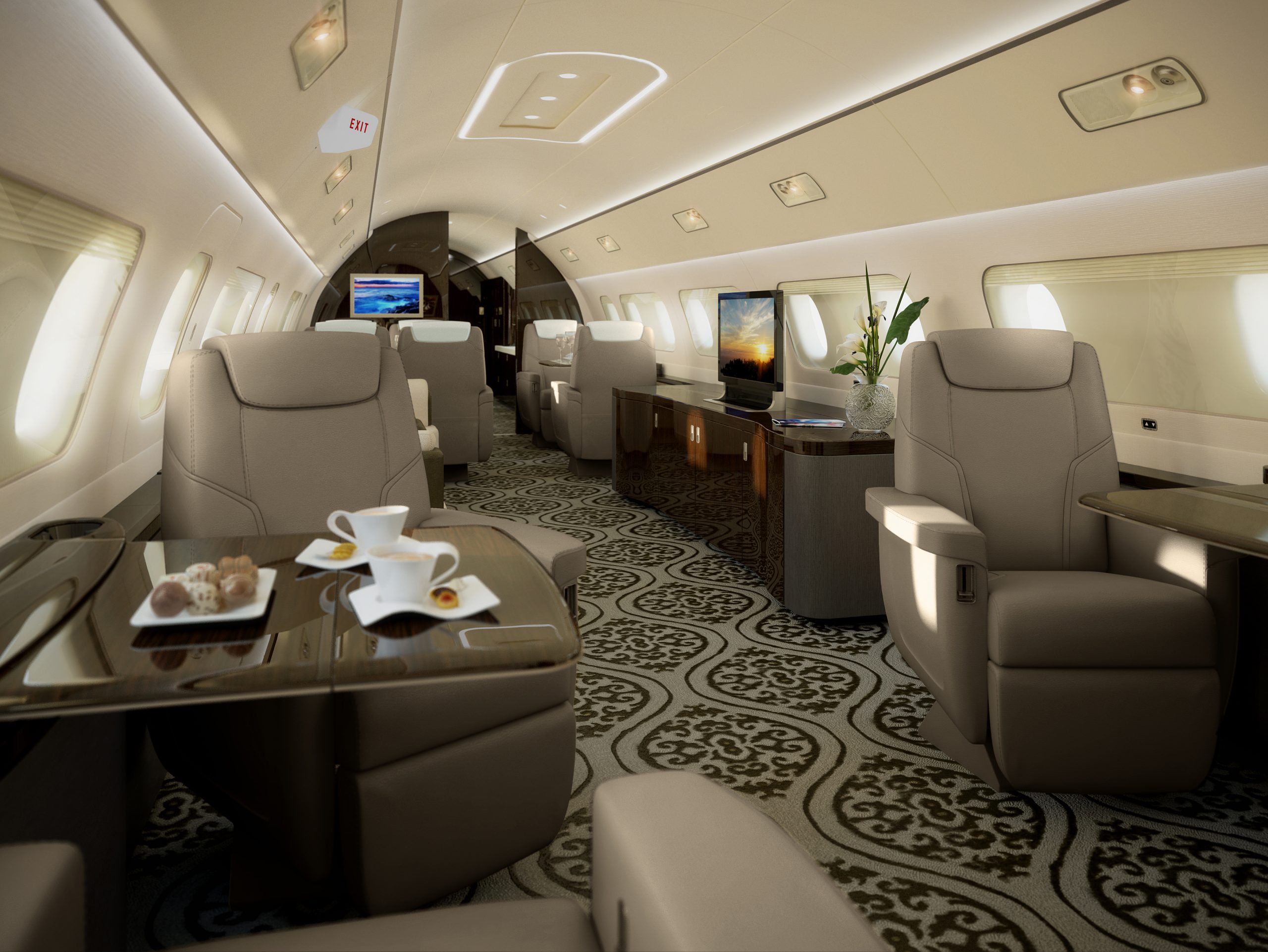 Interior de Lineage 1000E