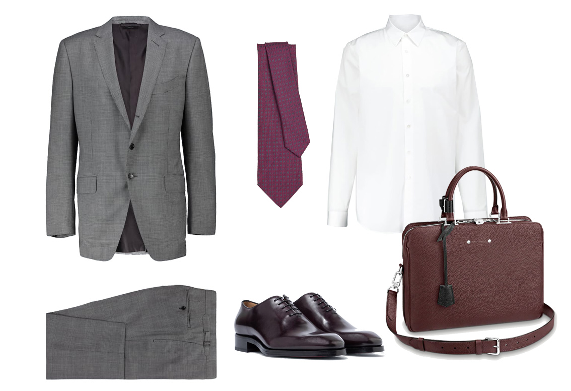Look para ir a la oficina con traje/Foto: Cortesía marcas.