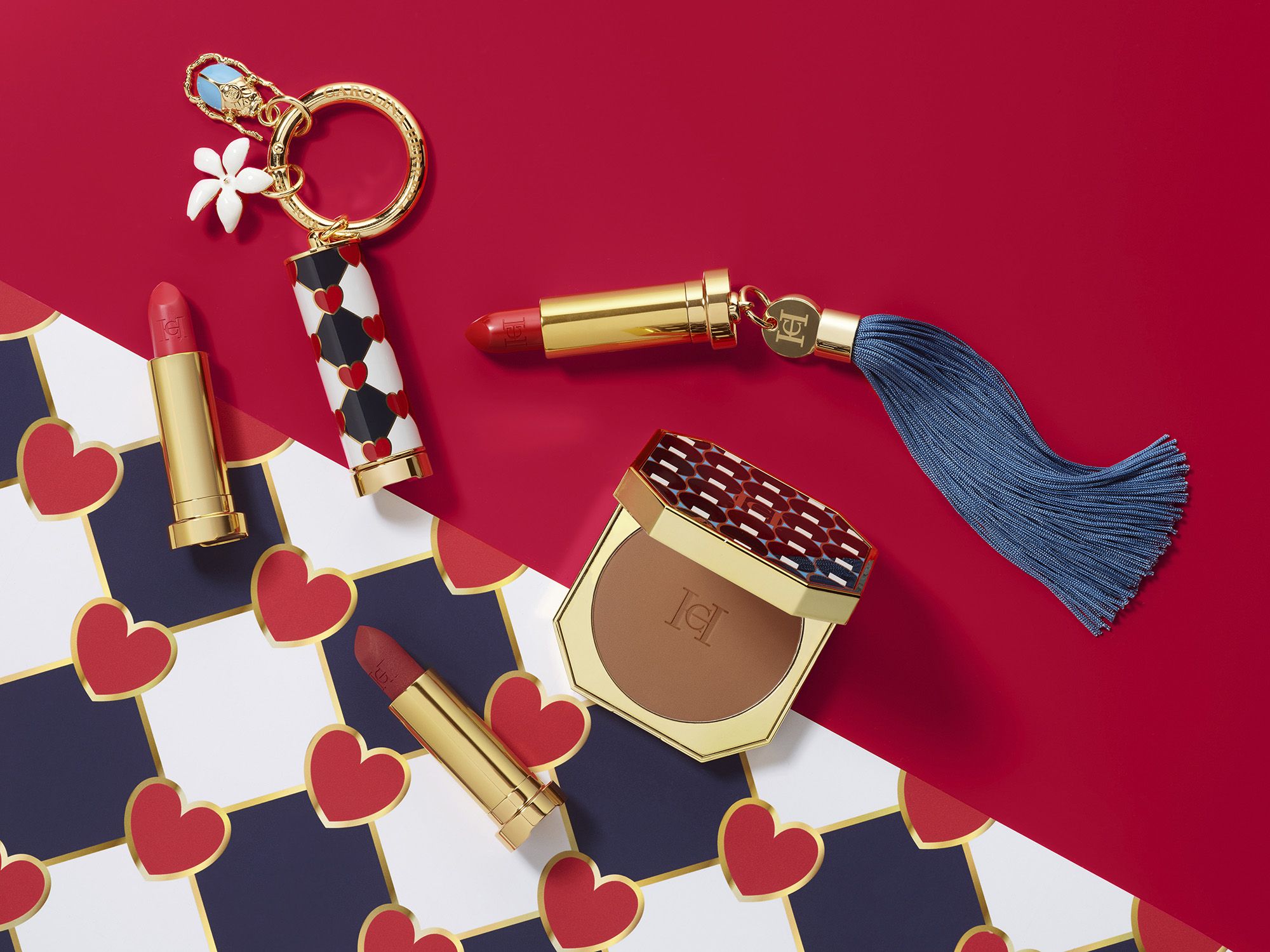 Colección de maquillaje de Carolina Herrera, cosméticos personalizables