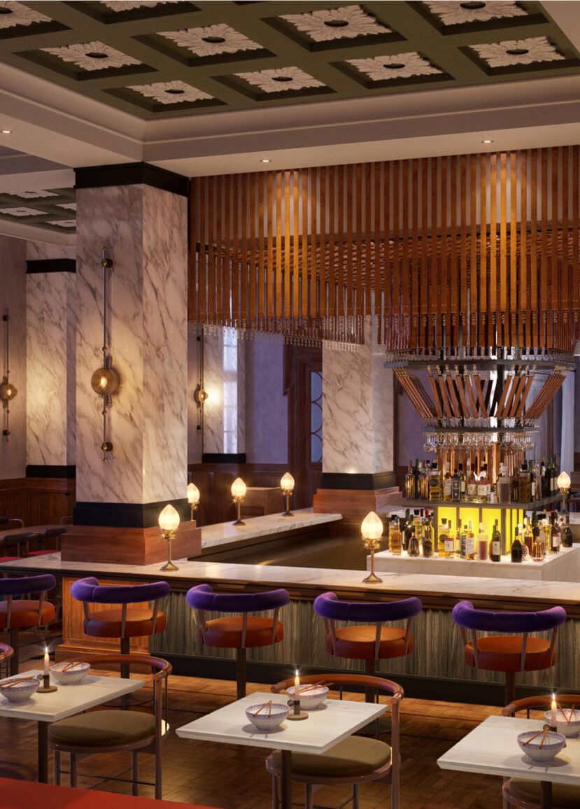 Bar del hotel Villa Copenhagen.