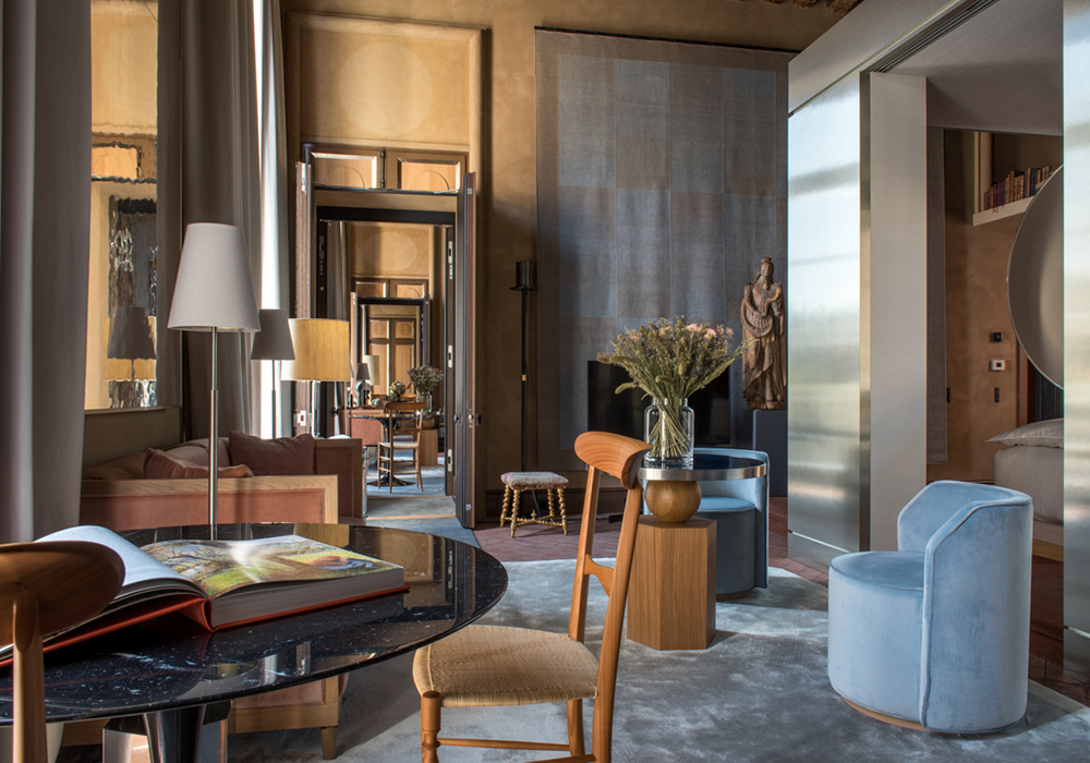 Interior de una de las Suites del hotel Cour Des Vosges.