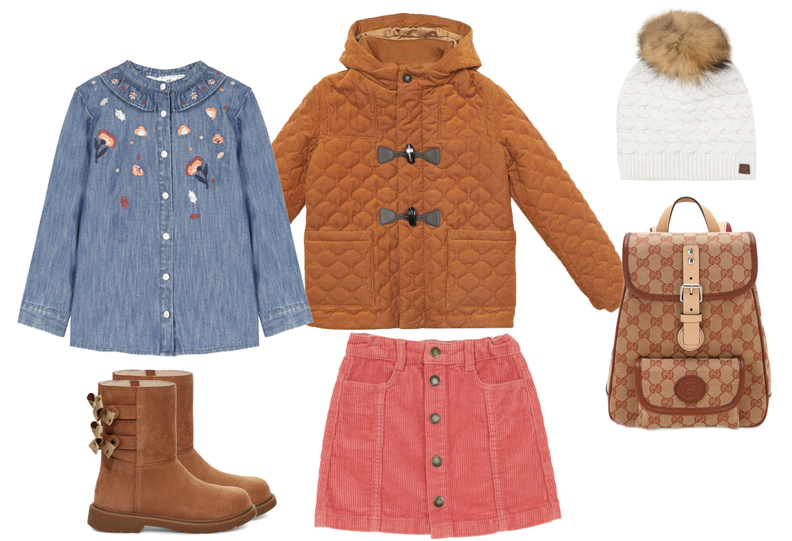 tendencias de moda infantil otoño-invierno.