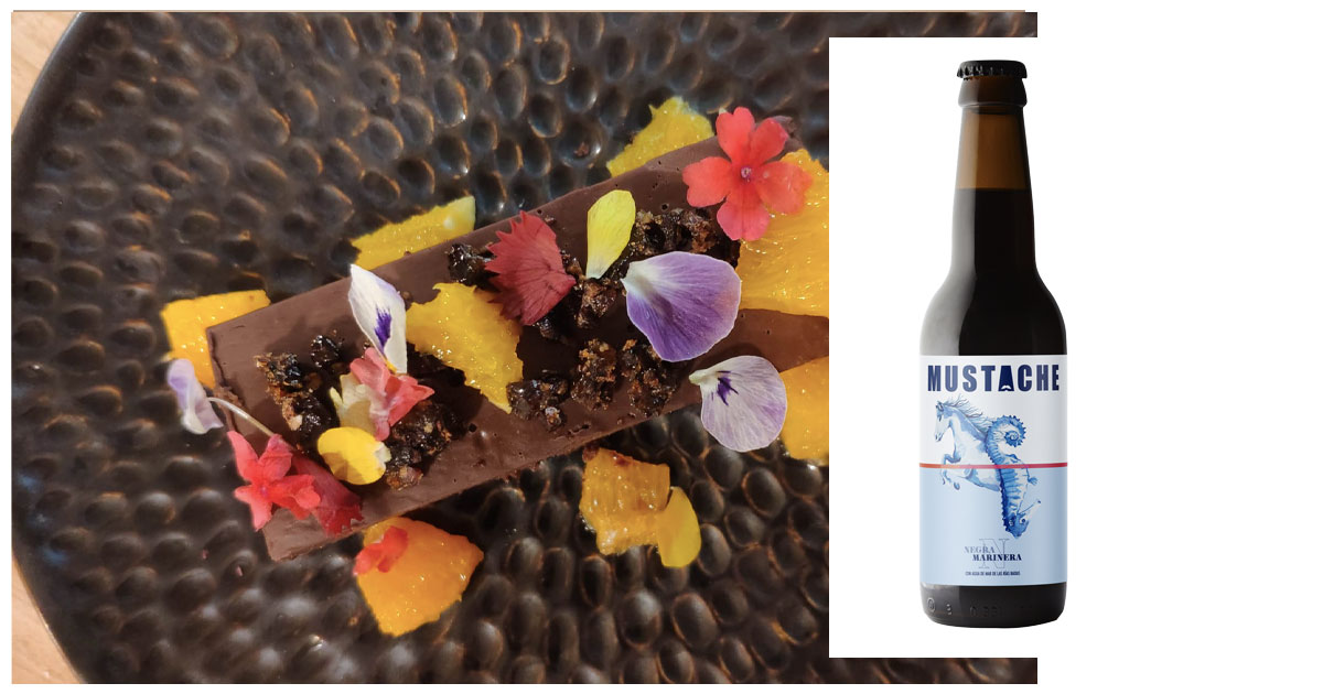 En la imagen, lingote de chocolate con cerveza negra. /Foto: Cortesía de la marca.