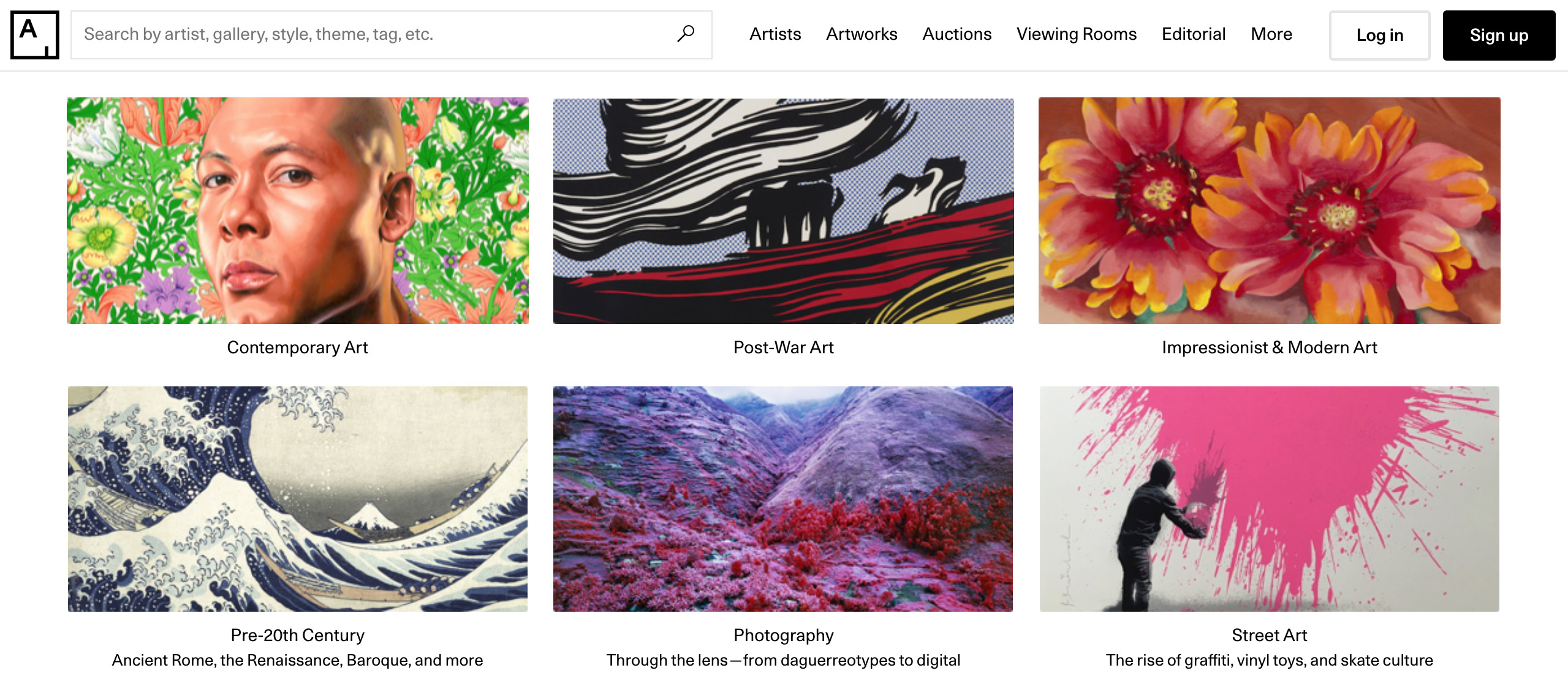apps de arte:Artsy