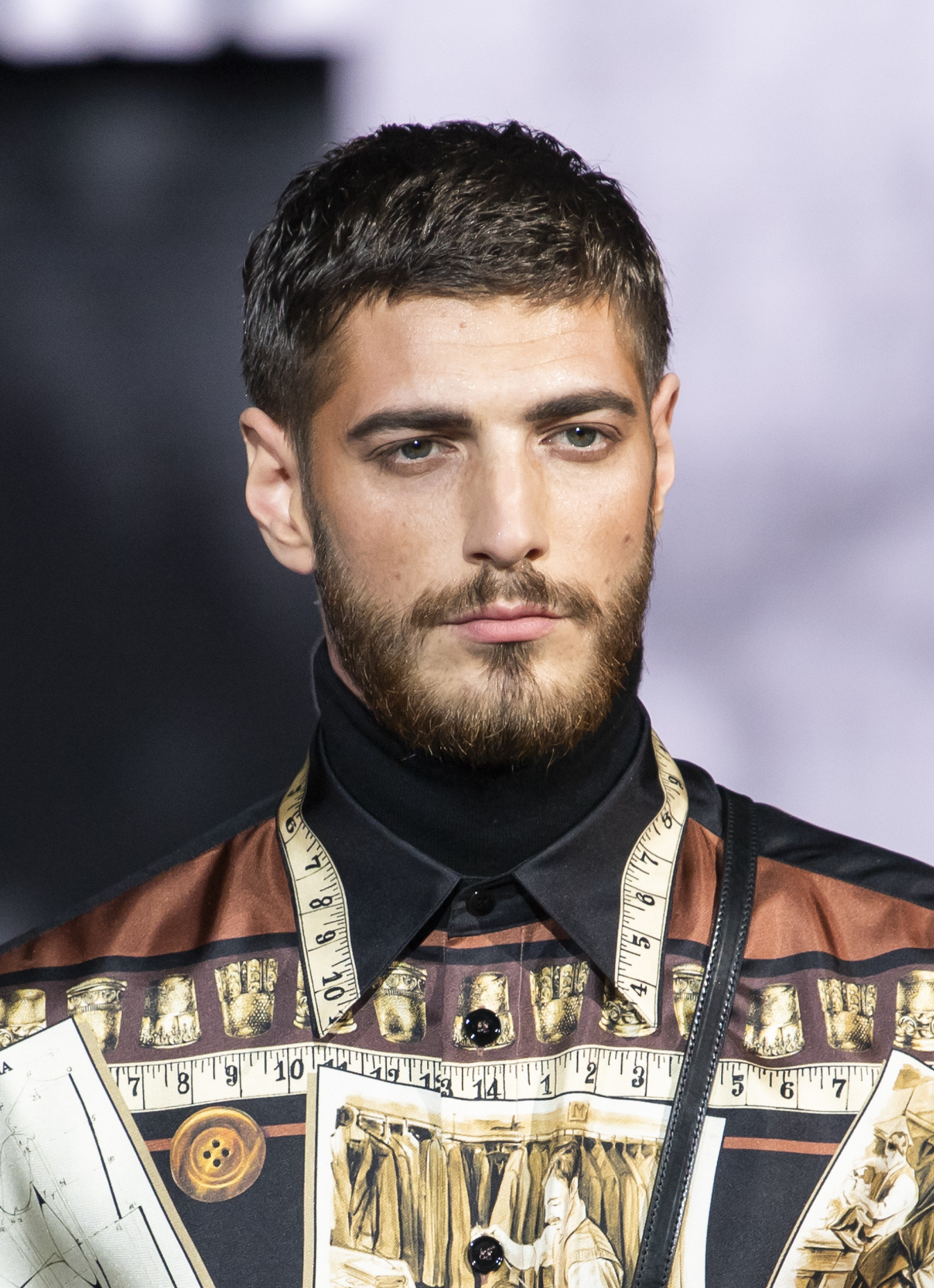 Modelo en el desfile de Dolce & Gabbana