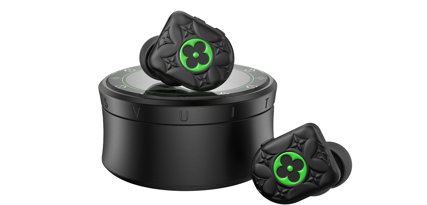 Auriculares inal&aacute;mbricos de Louis Vuitton.