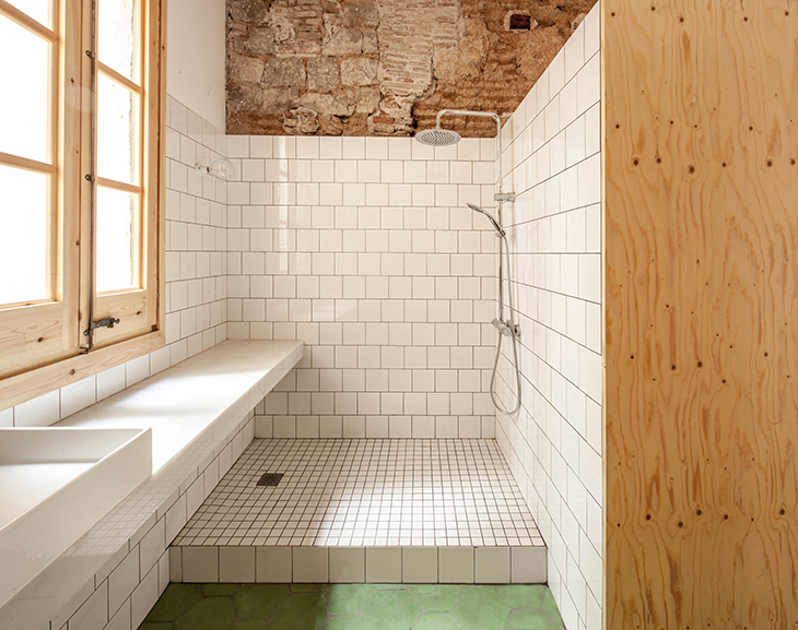 Baño restaurado