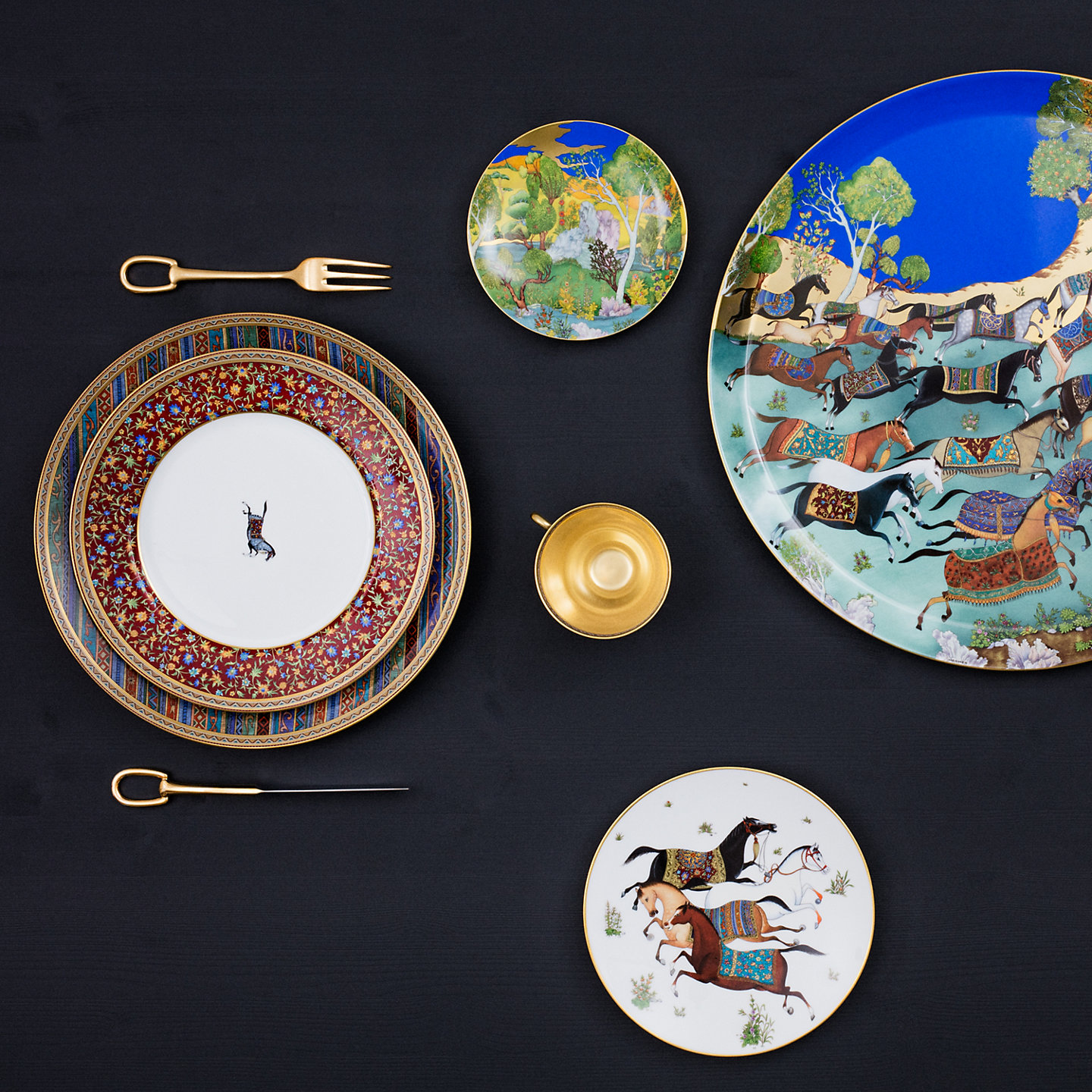 Vajilla Cheval d´Orient Hermès / Foto: Hermès