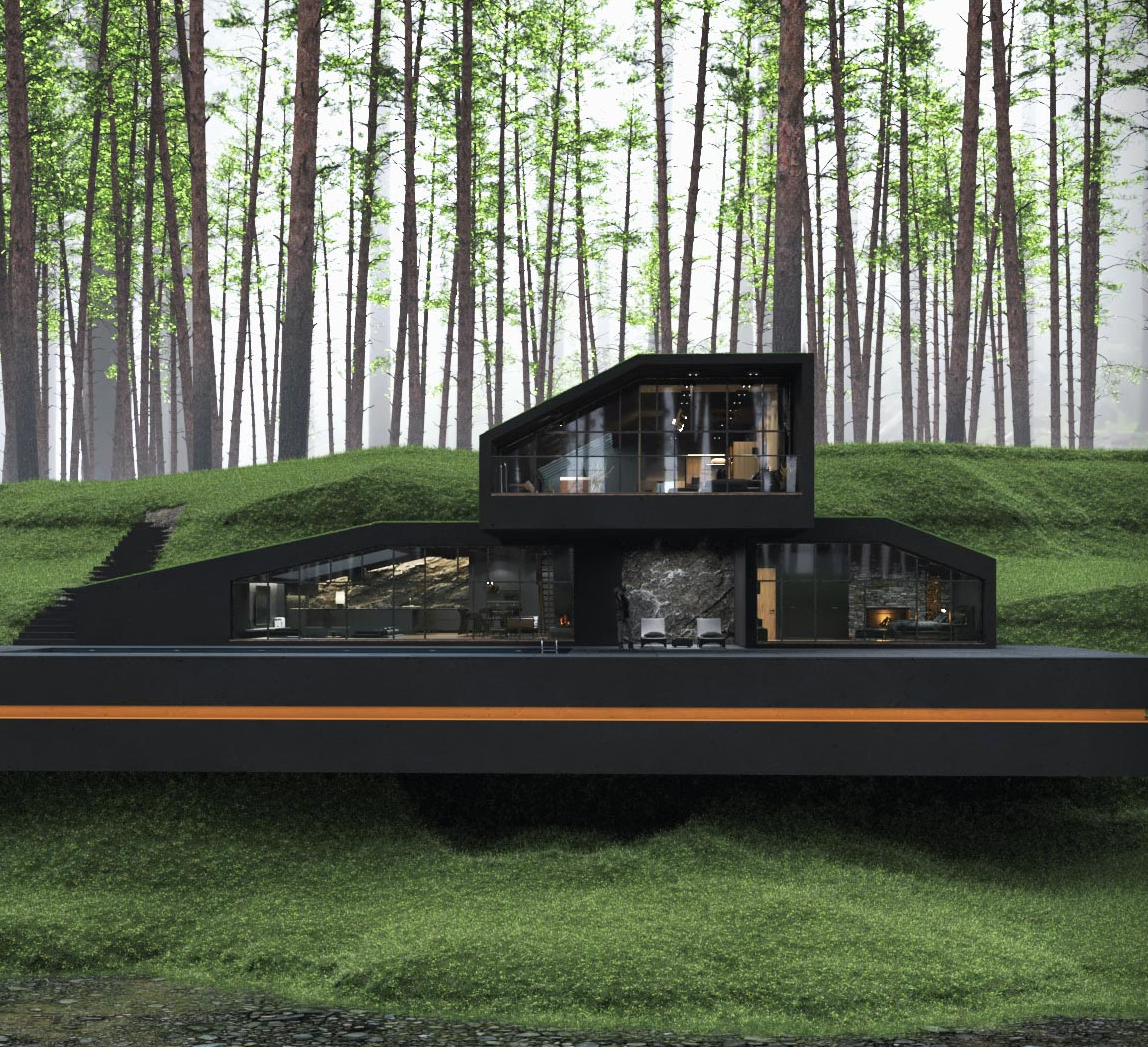 La vivienda 'Black Vila'/Foto: Reza Mohtashami