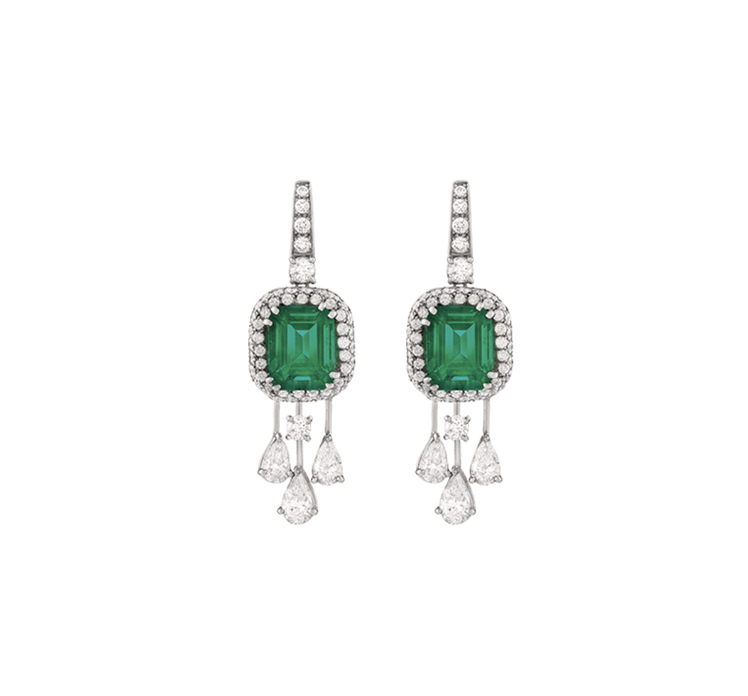 Pendientes de diamantes