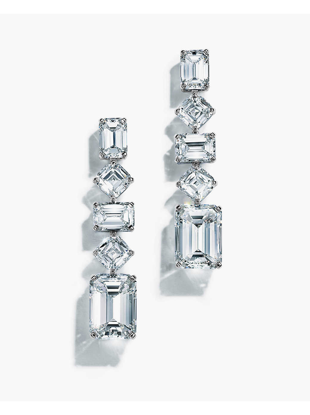 Pendientes de diamantes