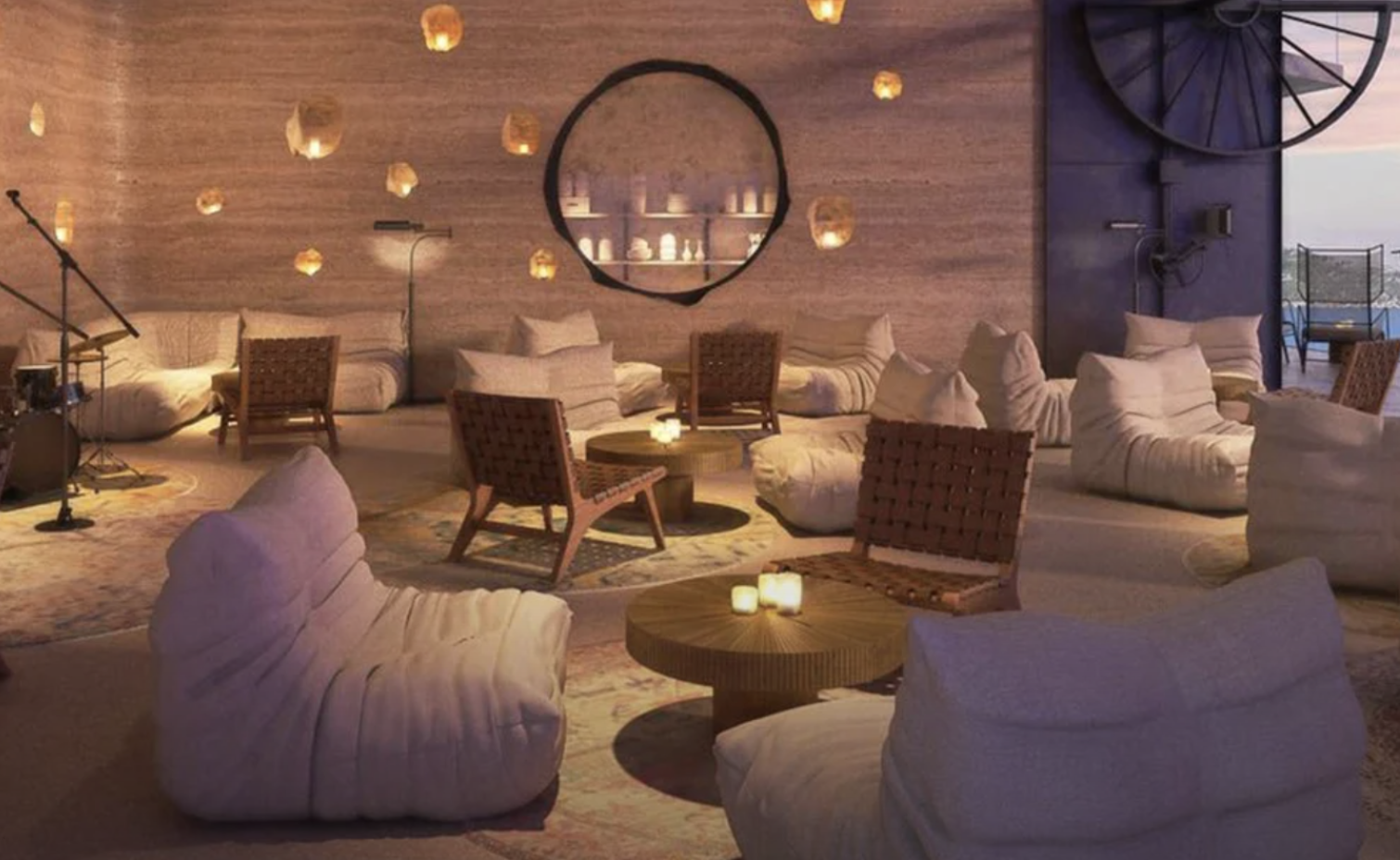 Interior del hotel Six Senses Ibiza
