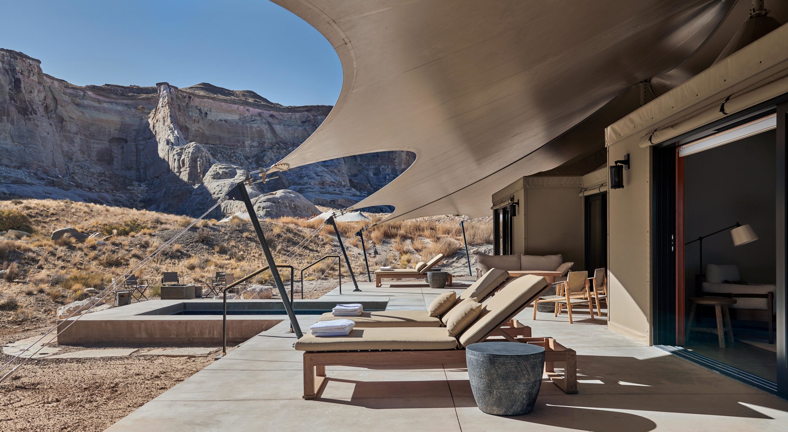 Camp Sarika en Amangiri