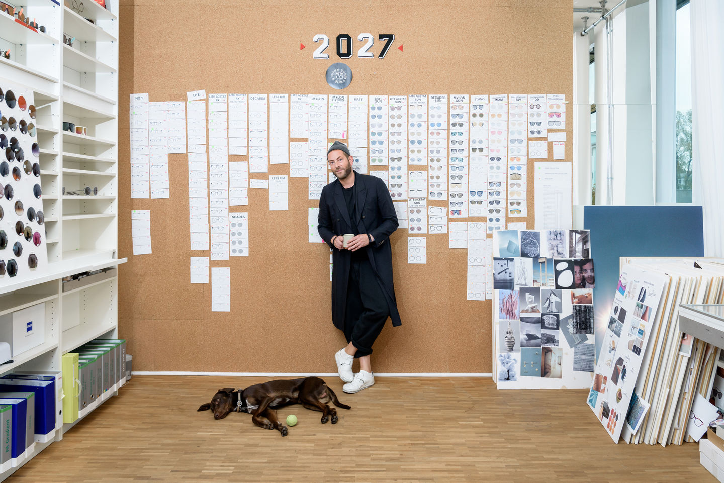 Moritz Krueger en la sede de Mykita