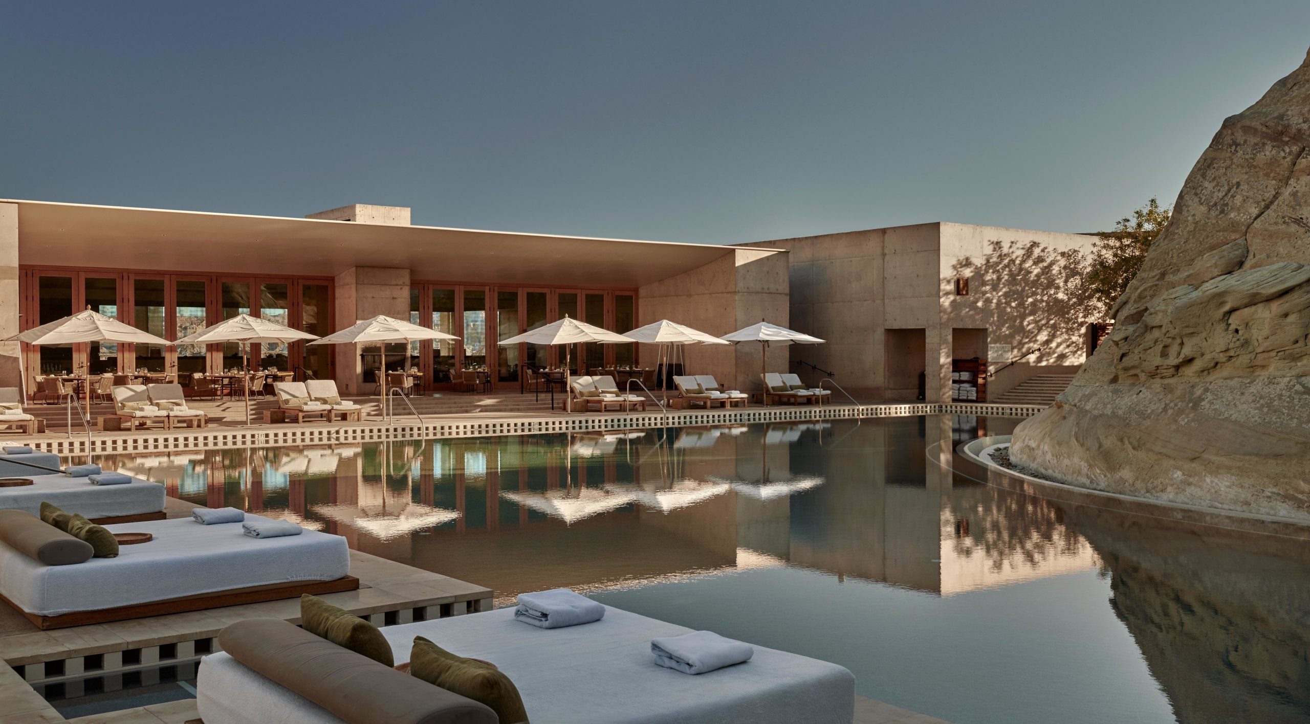 Vistas al desierto en el lounge