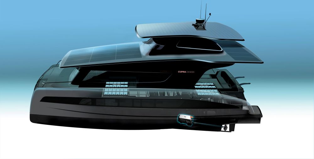 El yate de Volkswagen y Silent-YachtsEl yate de Volkswagen y Silent-Yachts