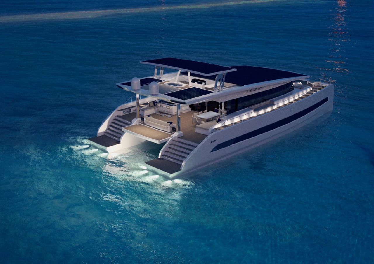Catamarán eléctrico Silent-Yechts/Foto: Silent-Yechts