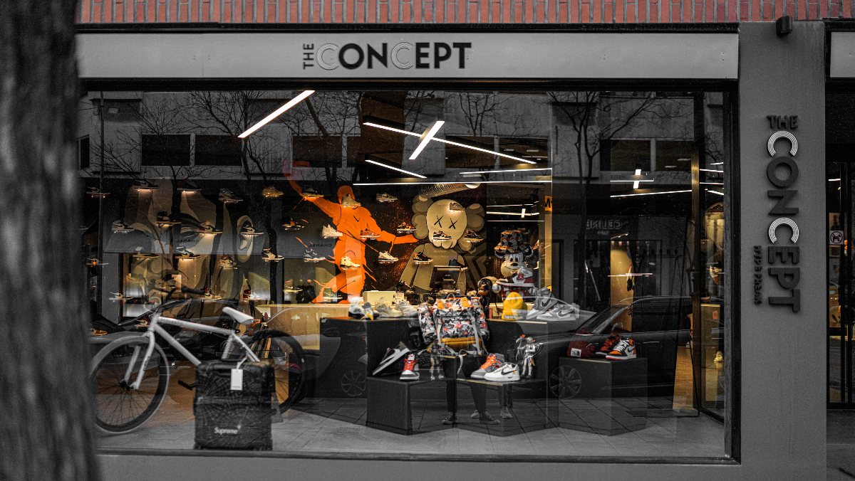 Fachada de la tienda 'The Concept' en Madrid