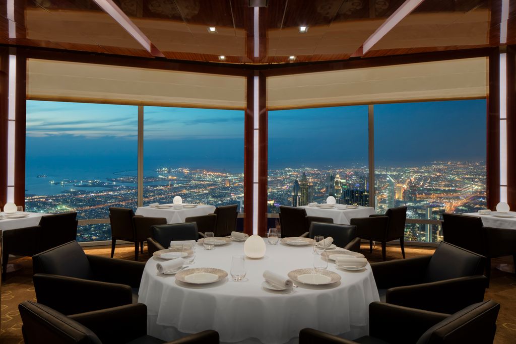 El restaurante At.mosphere de Dubái/Foto: Turismo de Dubái