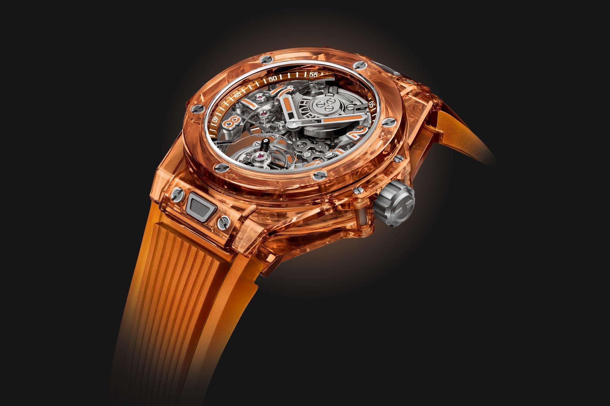 Tourbillon Automatic Orange Sapphire de Hublot.