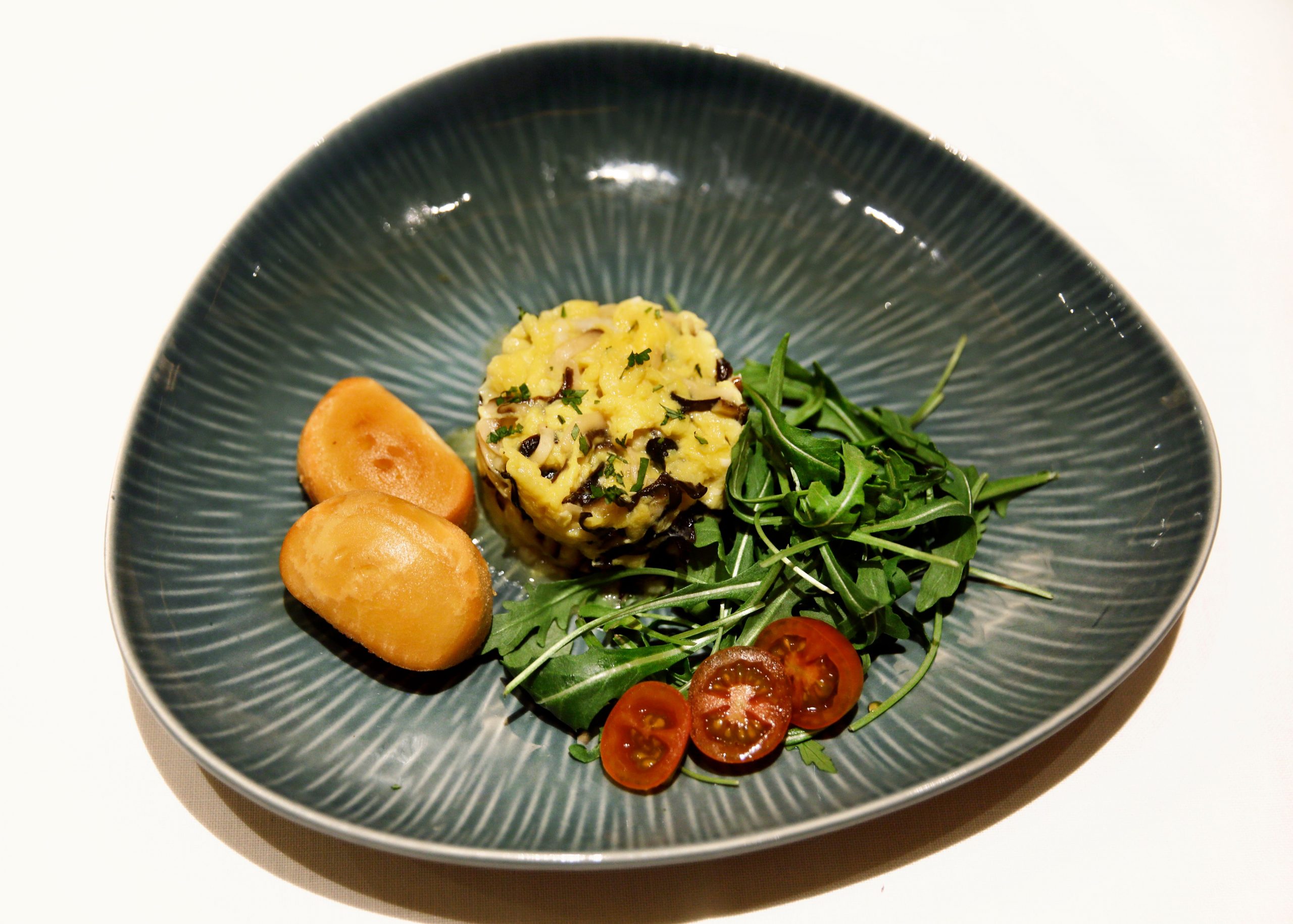 Uno de los platos del Brunch Ginseng de China Crown