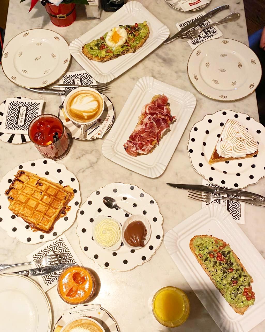 Mesa de merienda de Cristina Oria