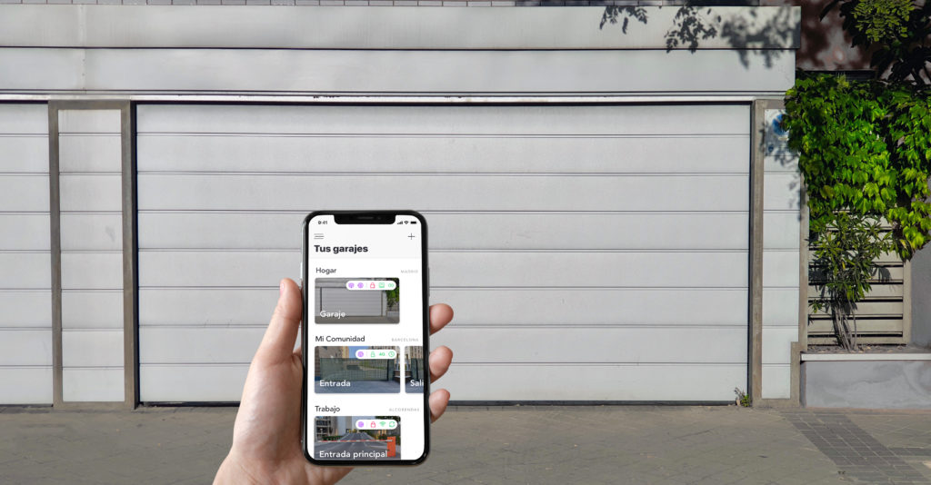 Homyhub, el mando de garange inteligente/Foto: Homyhub