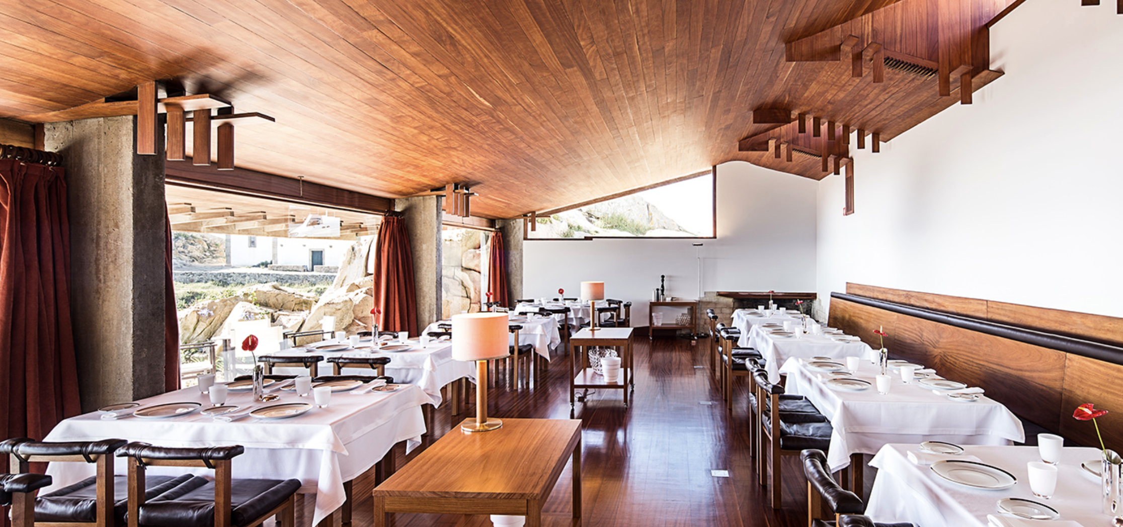 Interior del restaurante de Casa de Ch&agrave; de Boa Nova / Foto: Casa de Ch&agrave; de Boa Nova