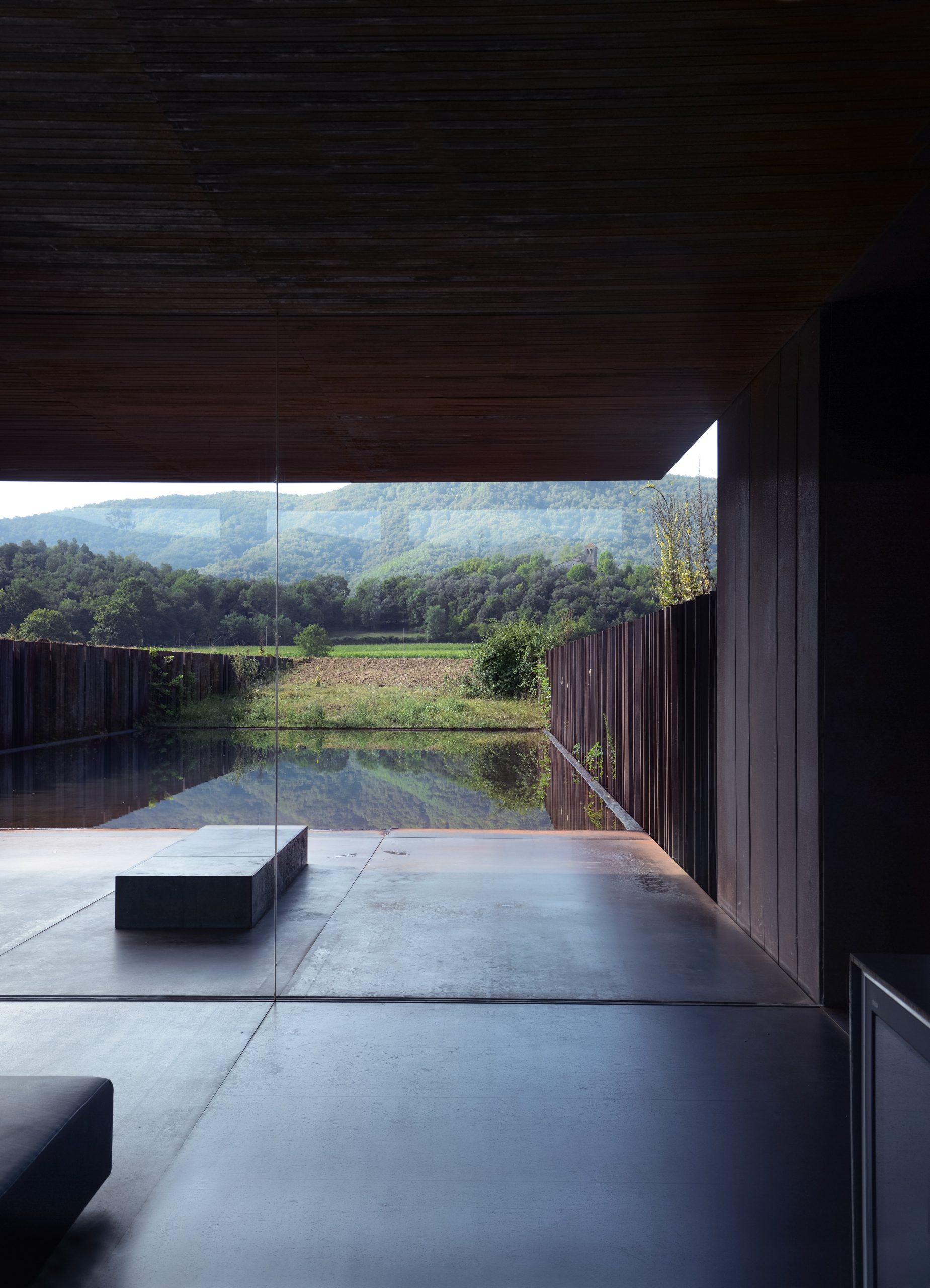 Interior de la Casa Horizontal / Foto: Casa Horizonte del estudio RCR / Foto: Theo Coutanceau-Domini