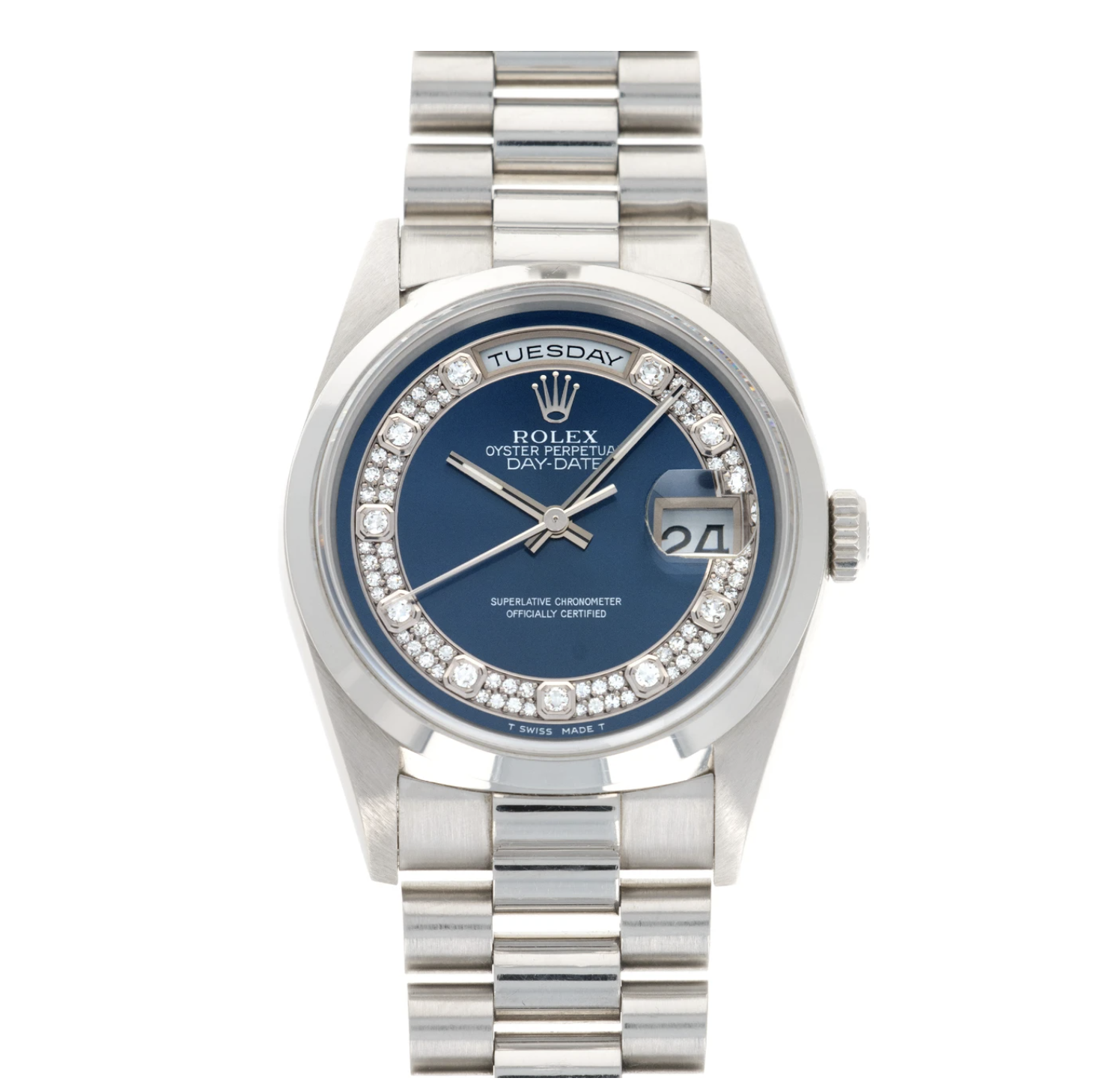 Rolex Day Date ref 18206 en platino