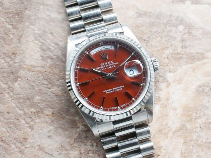Rolex day date ref 18030 con disco y fech en árabe