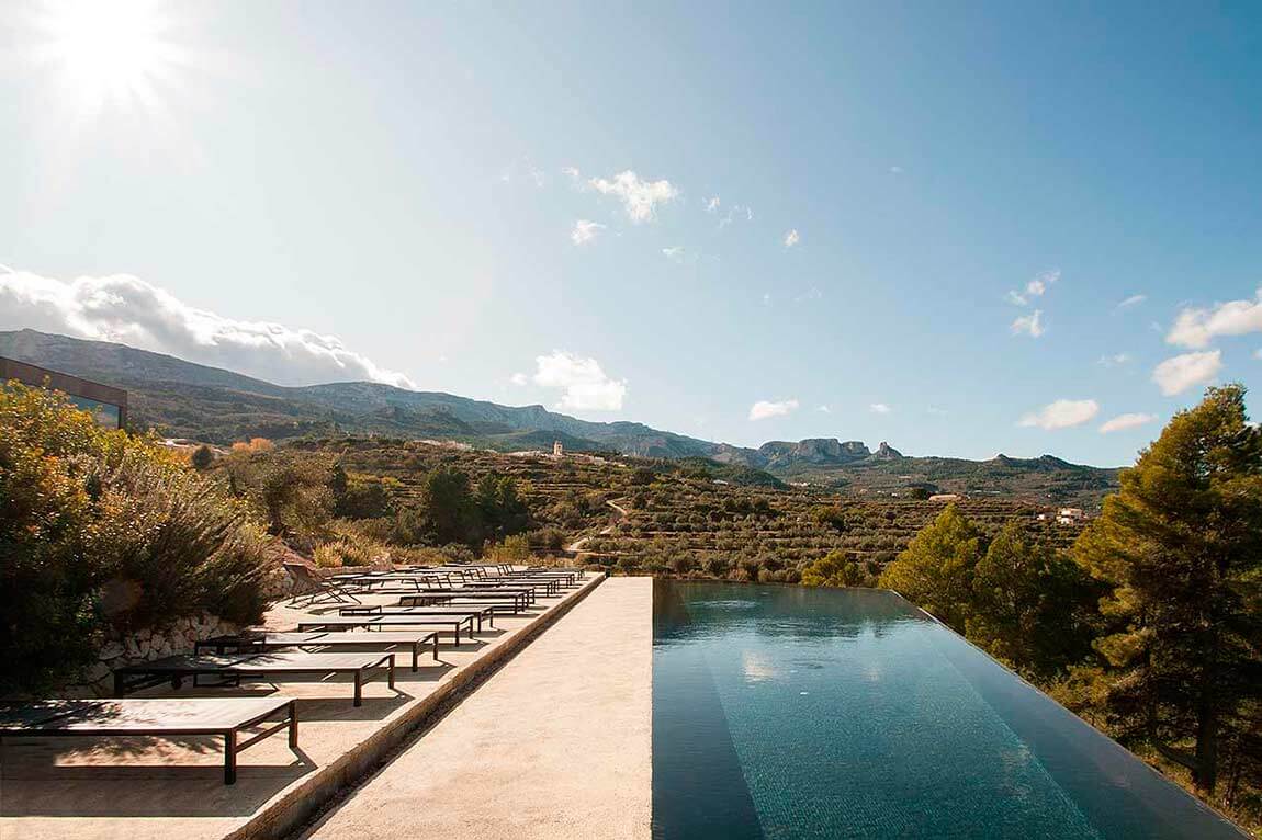 Una de las piscinas panor&aacute;micas / Foto: Vivood Landscape Hotel