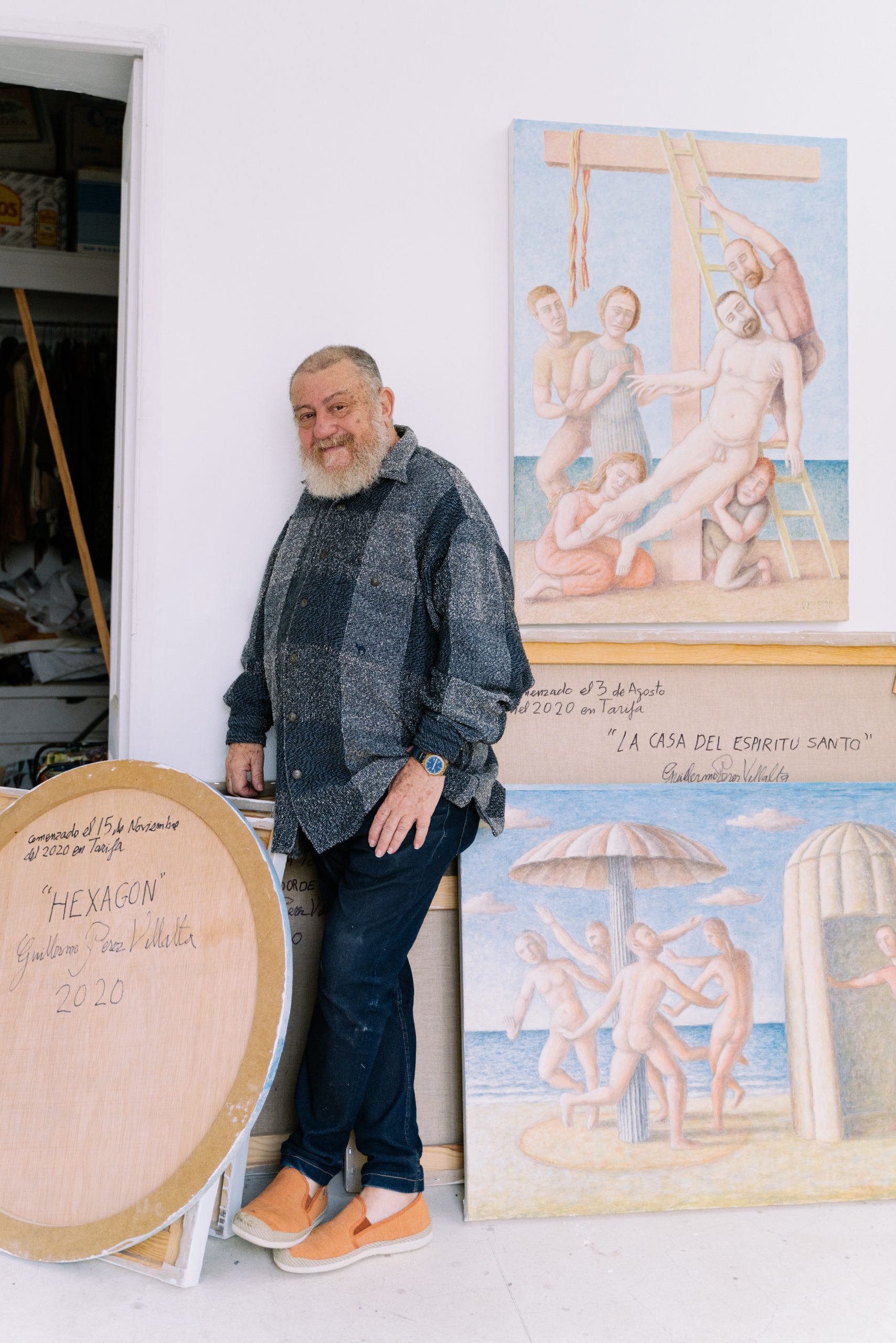 El artista Guillermo Pérez Villalba / Foto: Suarez