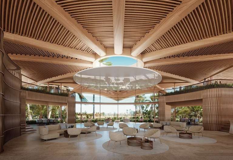 La isla delf&iacute;n en Arabia Saud&iacute;. /Foto: Fosters & Partners