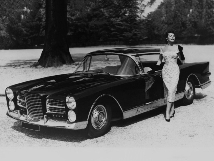 Ava Gardner con El Facel Vega Excellence EX.