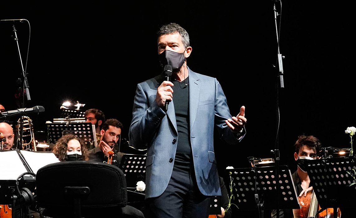 Antonio Bandera en los conciertos del Soho