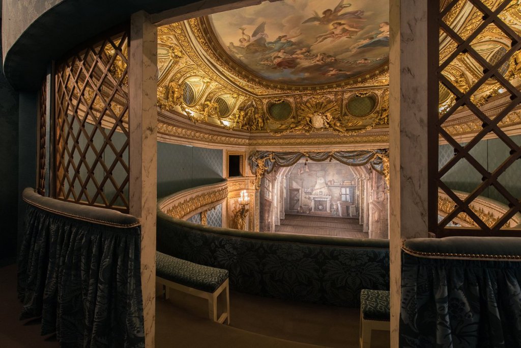Decorado del teatro de Maria Antonieta