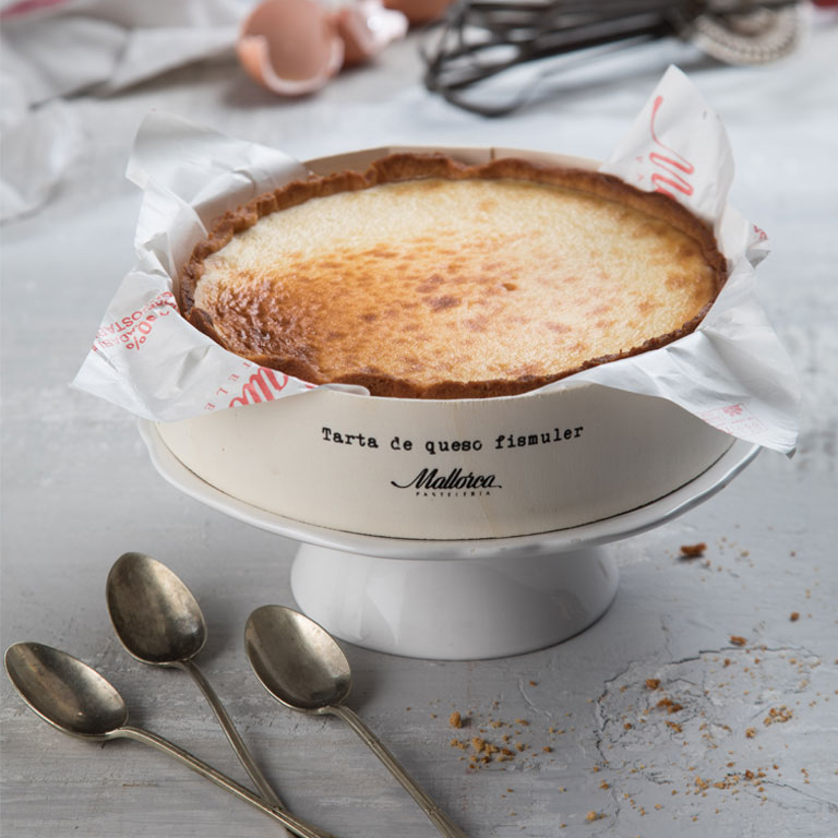La tarta de queso de Fismuler que se ofrece en Mallorca