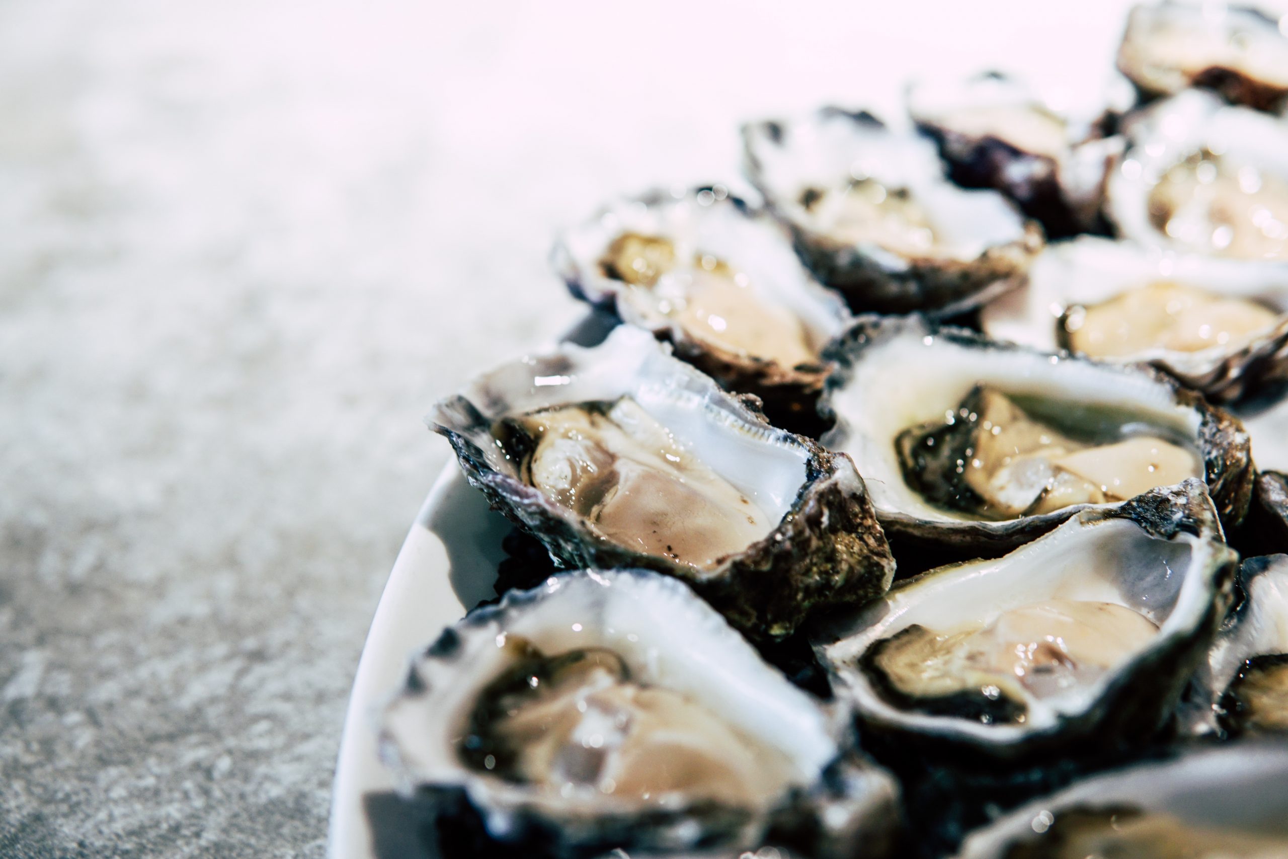 Platos de ostras. /Foto: Pexels