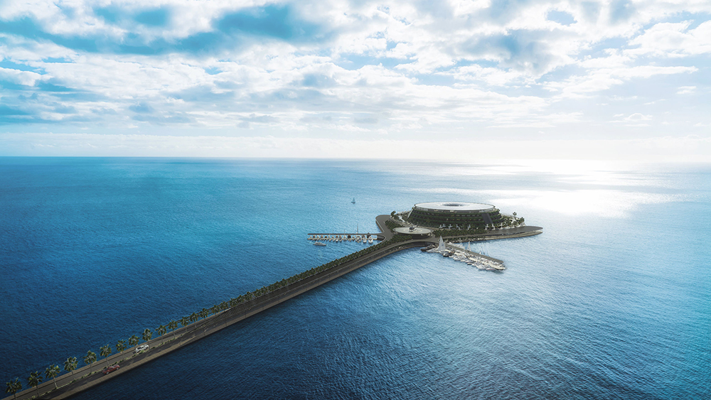 Eco-hotel flotante