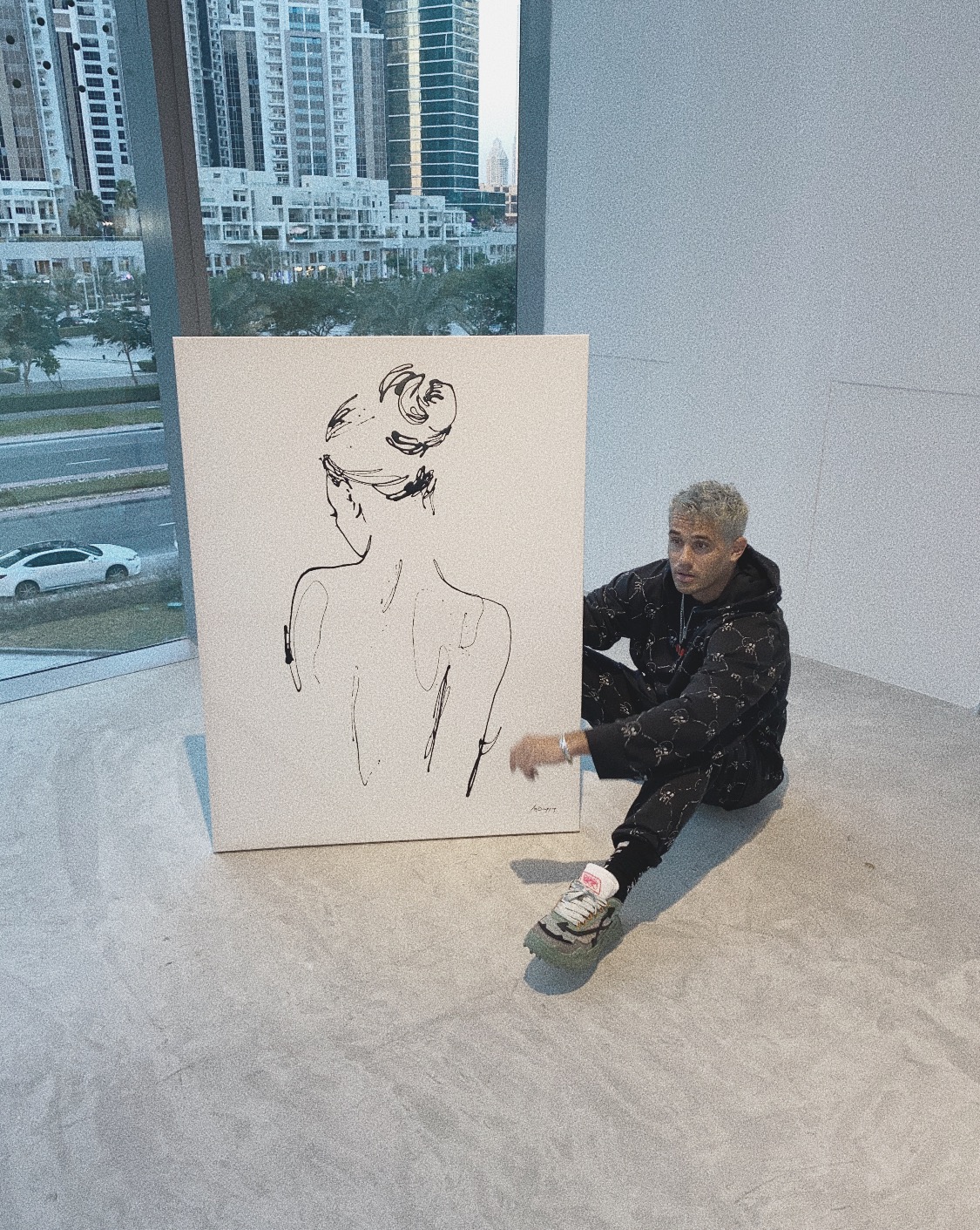 Lienzo de Mr. Dripping / Foto: Mr Dripping