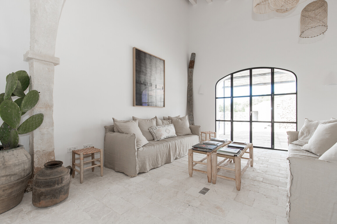 Salón en la habitación / Foto: Relais & Chateaux