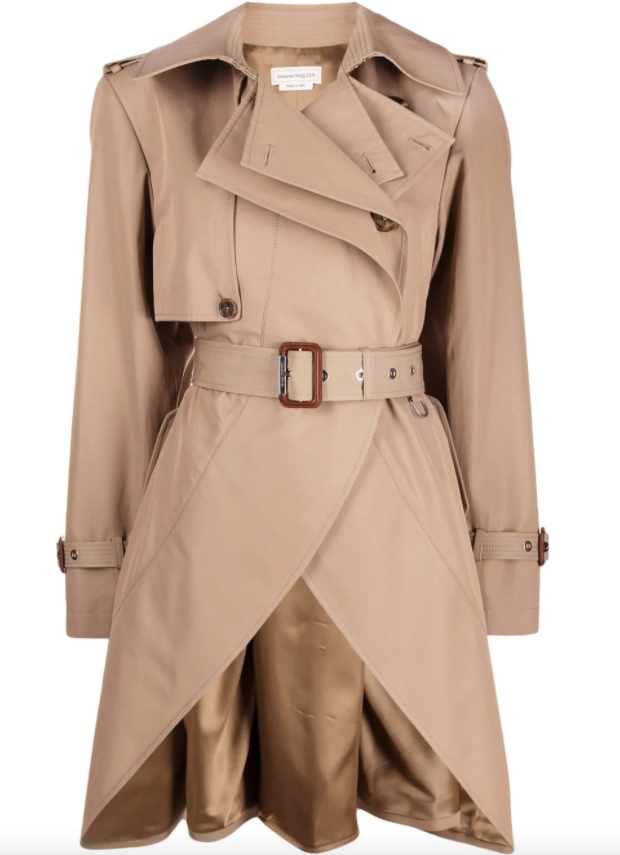 Gabardina beige / Foto: Alexander McQueen