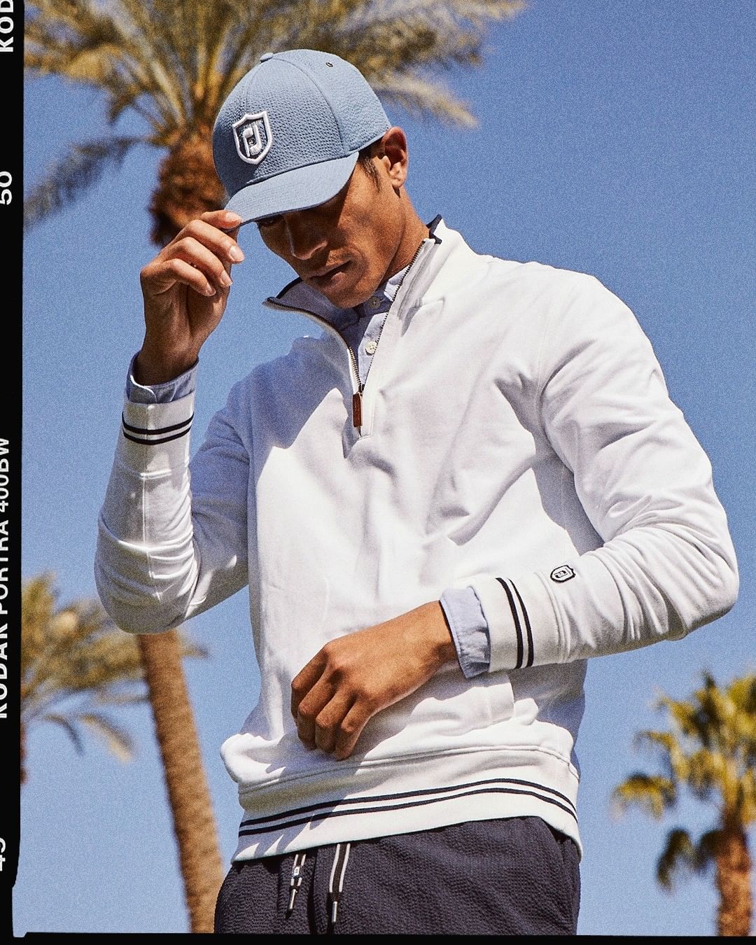 Gorra azul / Foto: footjoy.com