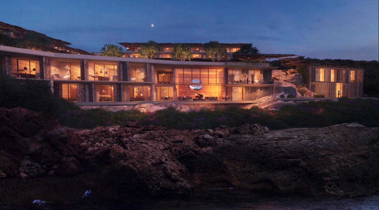Exterior del hotel / Foto: Six Senses