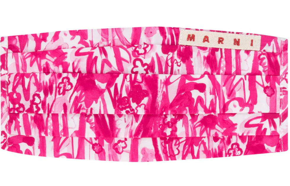 Mascarilla abstracta de Marni