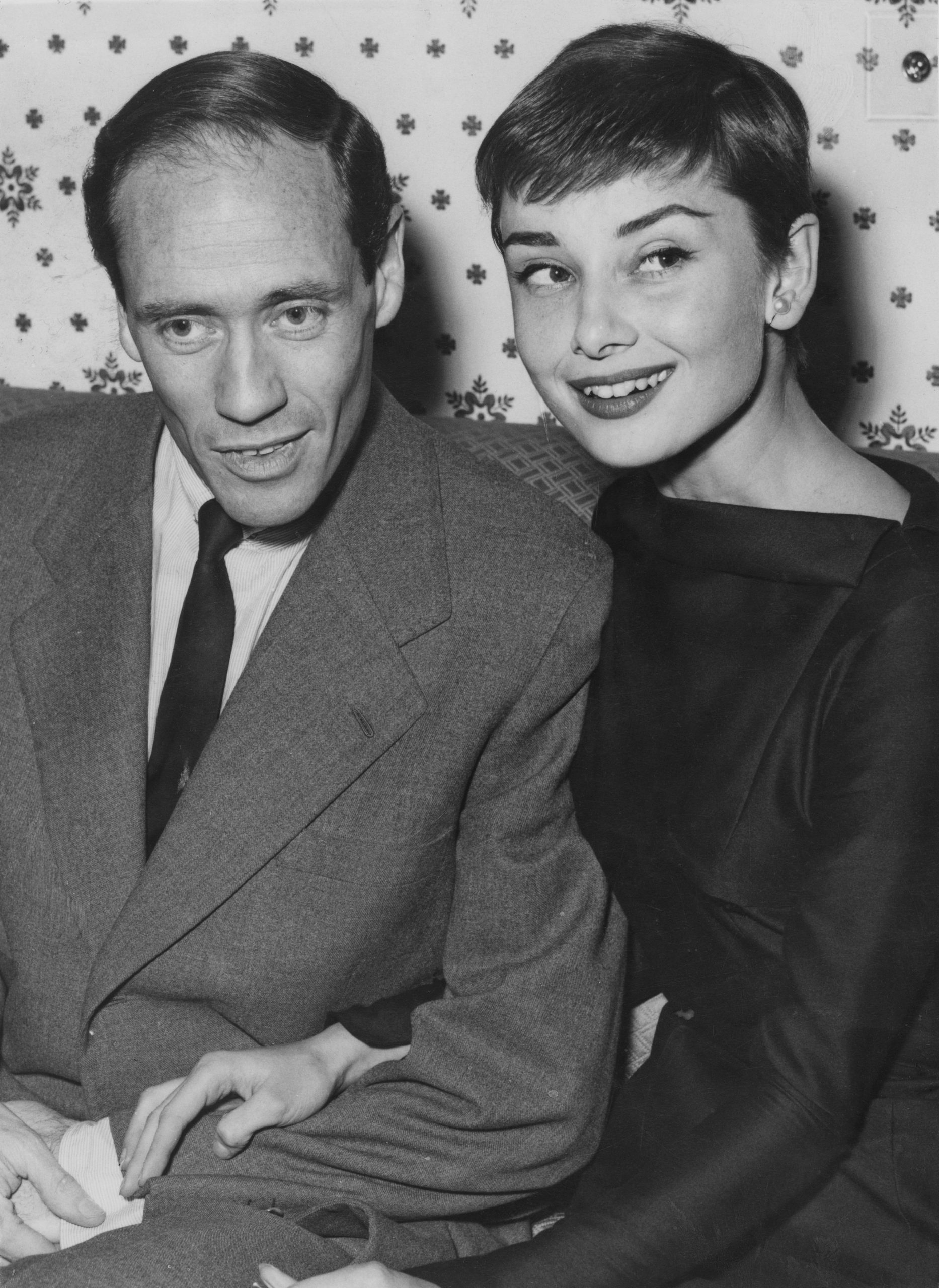 Audrey Hepburn y Mel Ferrer en 1954 / Foto: Getty Images
