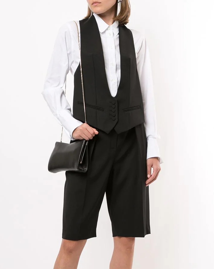 sleeveless blazer